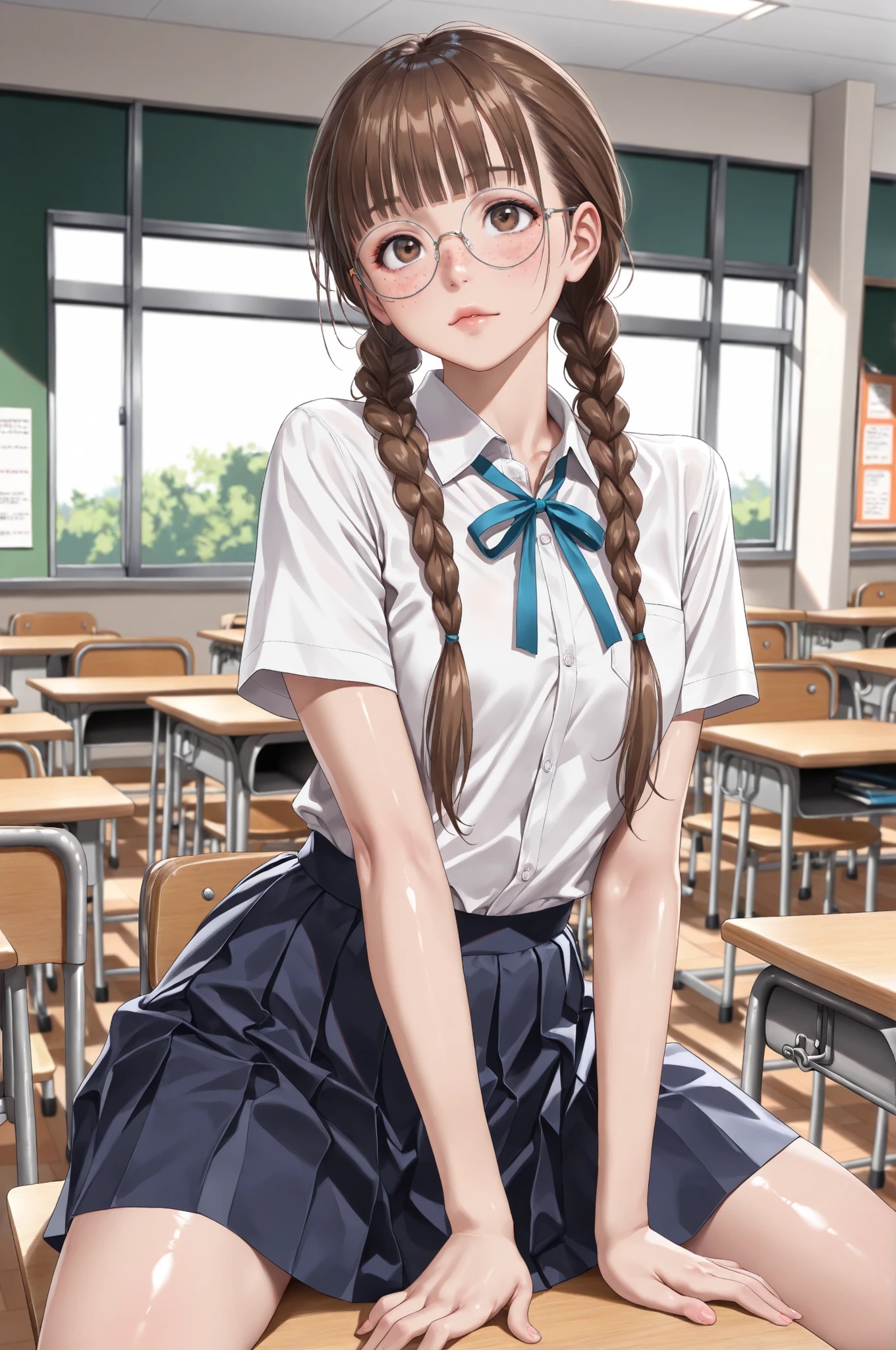 うちの生徒 | の人気AIイラスト・グラビア