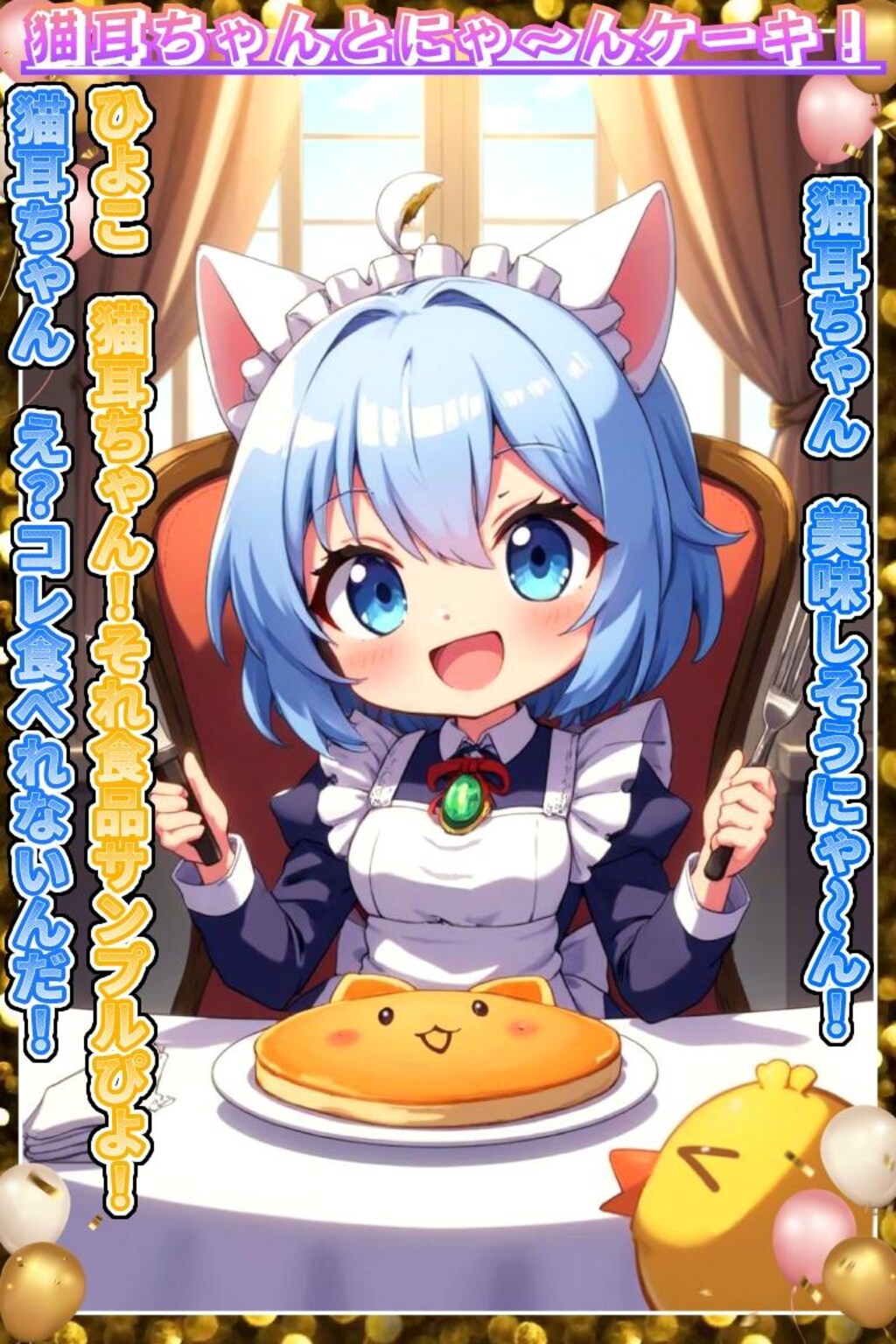 猫耳ちゃんとにゃ〜んケーキ！