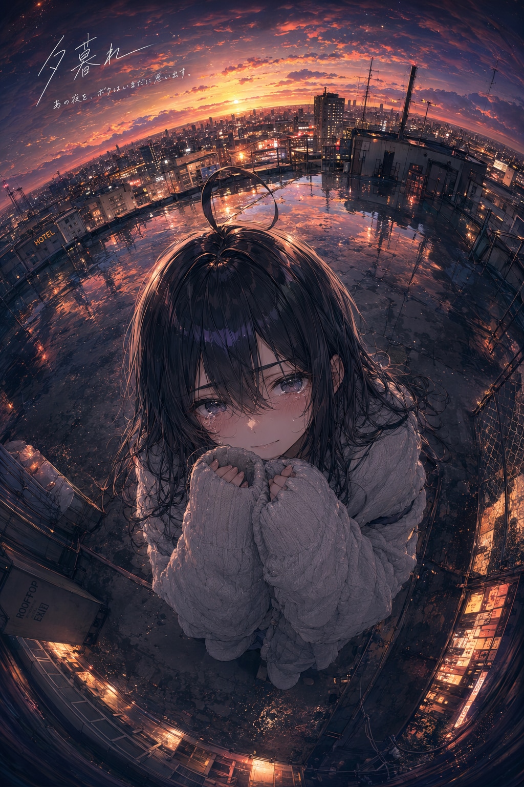 夕暮れ
