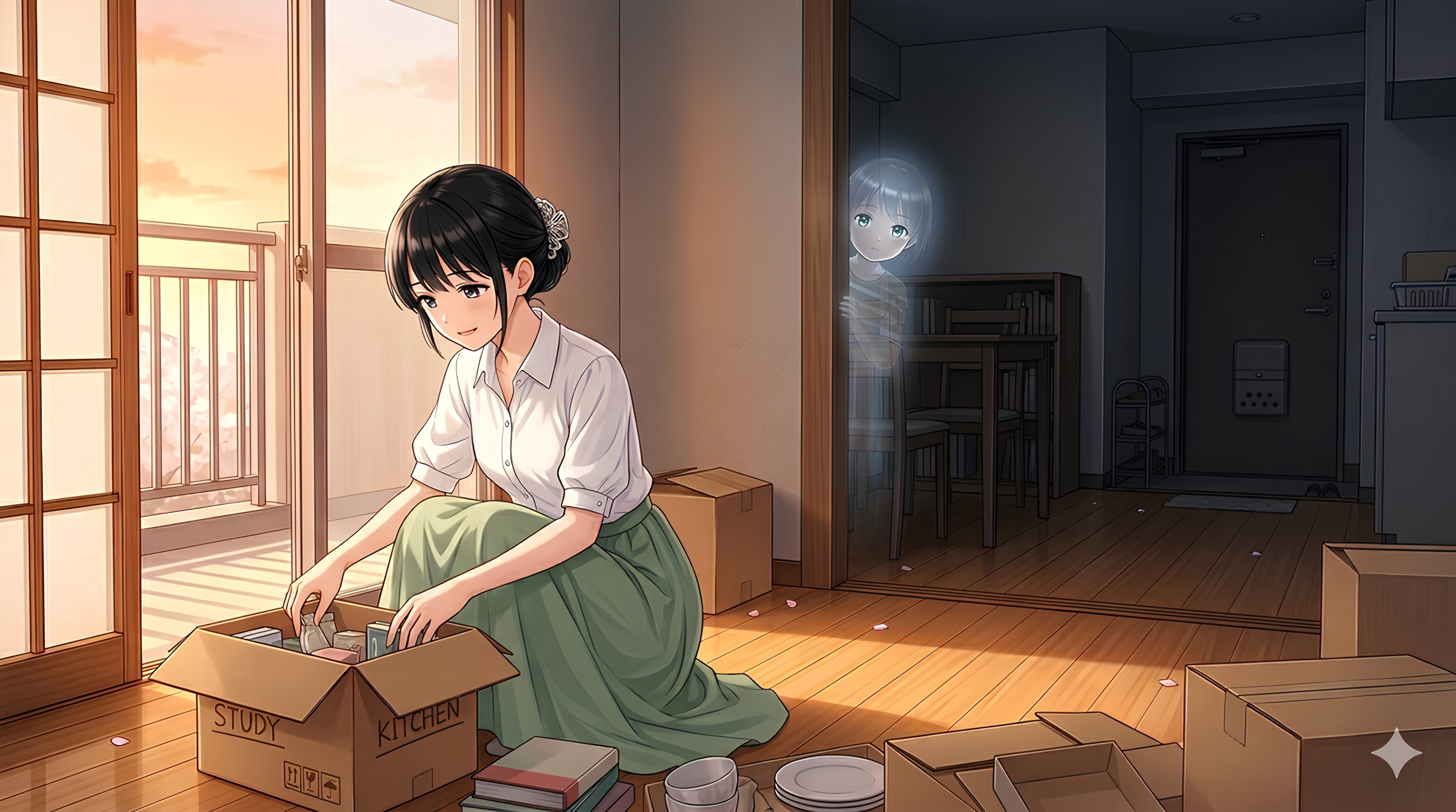 新生活と同居者 | の人気AIイラスト・グラビア