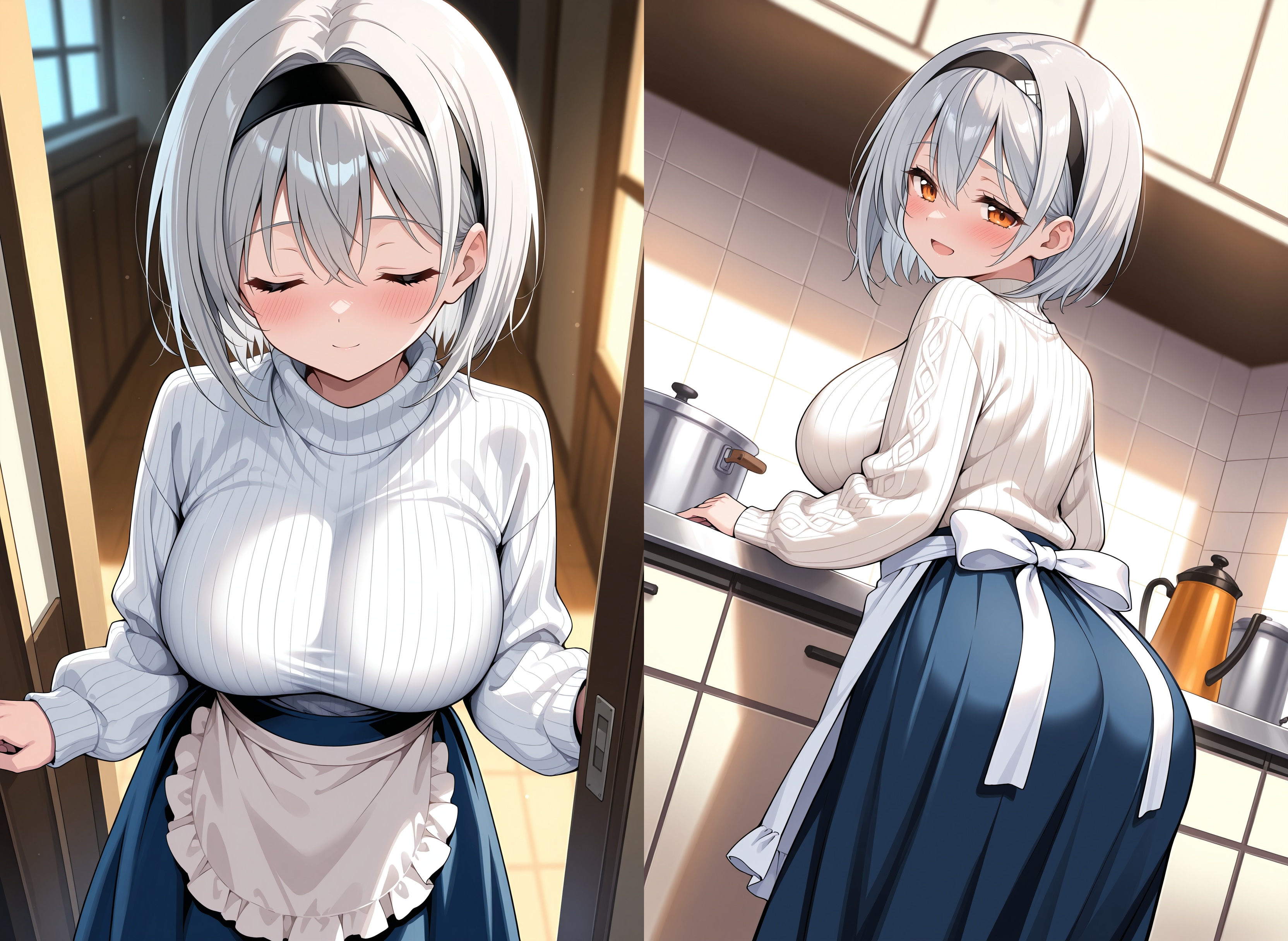 聖職者さん・新妻風味 | の人気AIイラスト・グラビア