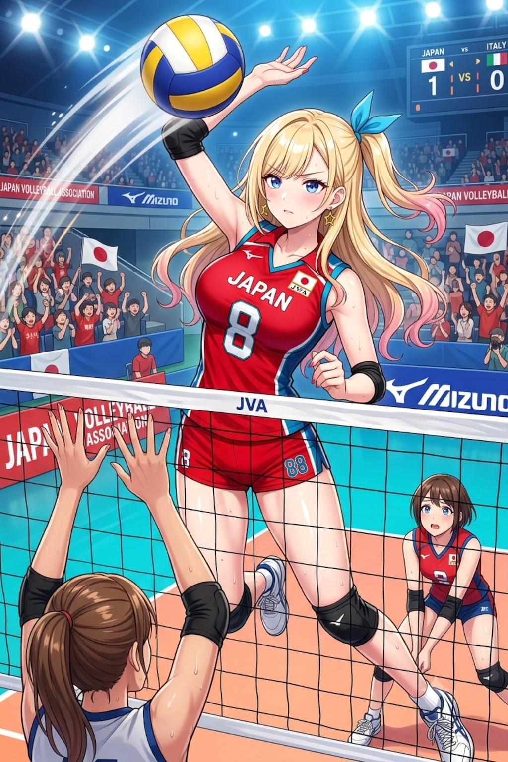 バレーボールが熱い