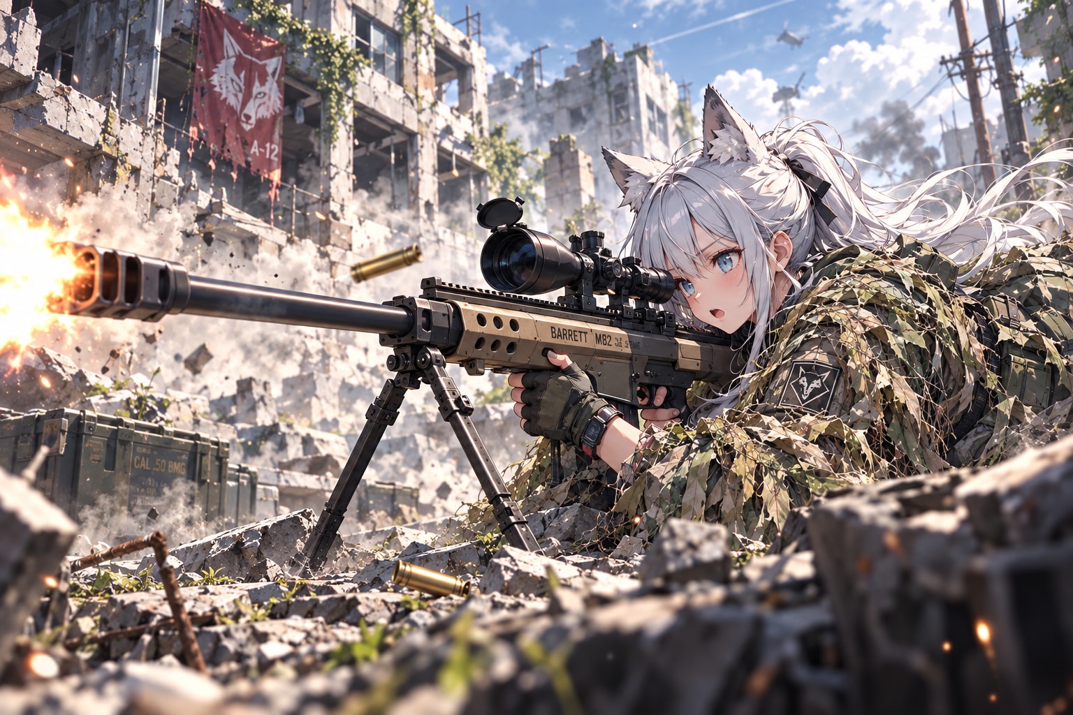超長距離狙撃🐺💥💥💥 | の人気AIイラスト・グラビア
