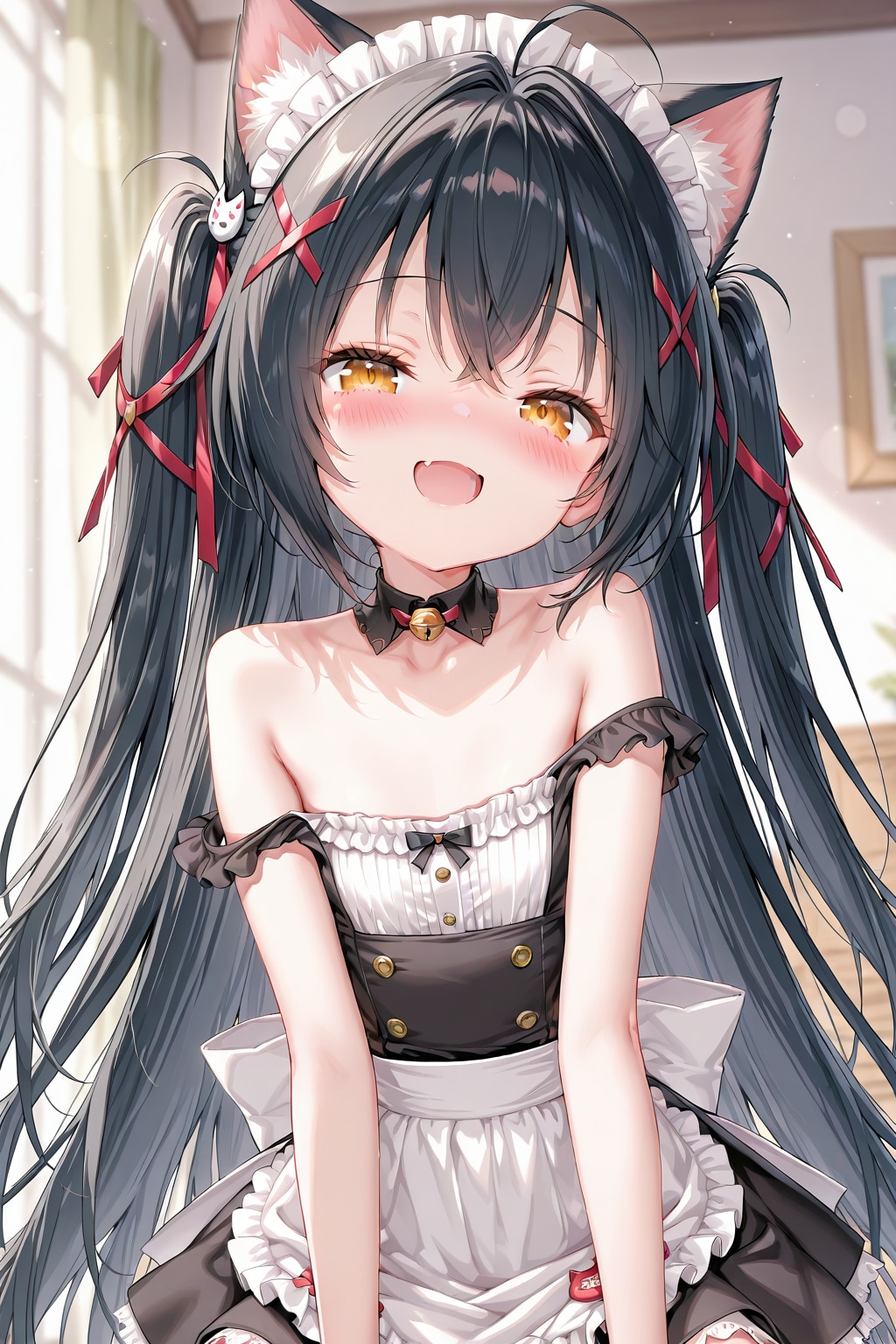 ネコミミノースリーブメイド