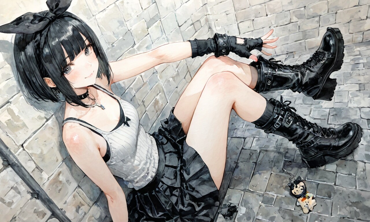 パンキッシュな子 | の人気AIイラスト・グラビア