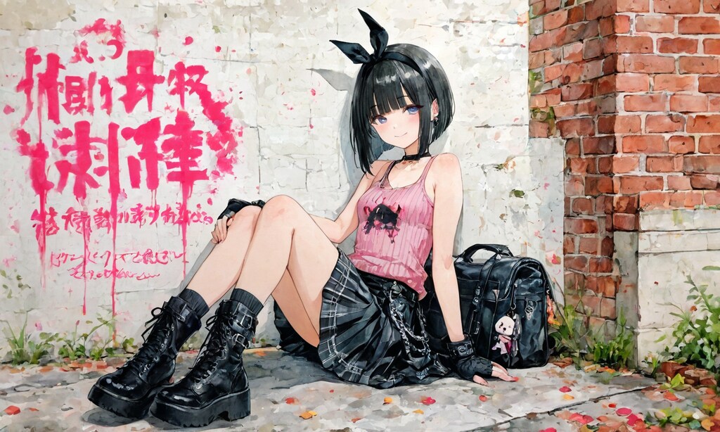 パンキッシュな子