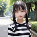 JCポートレート（へそ出しツインテ） 5枚目