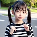 JCポートレート（へそ出しツインテ） 7枚目