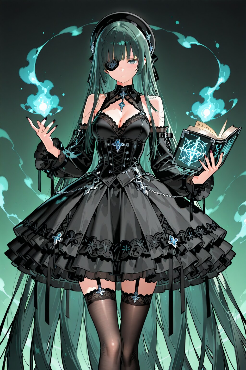 黒ゴス魔法使い