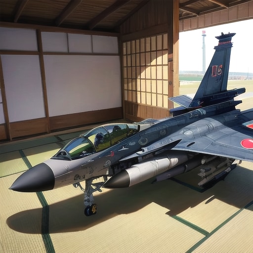 V4B戦闘機（畳の格納庫） | の人気AIイラスト・グラビア