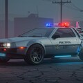 デロリアンパトロールカー 2枚目