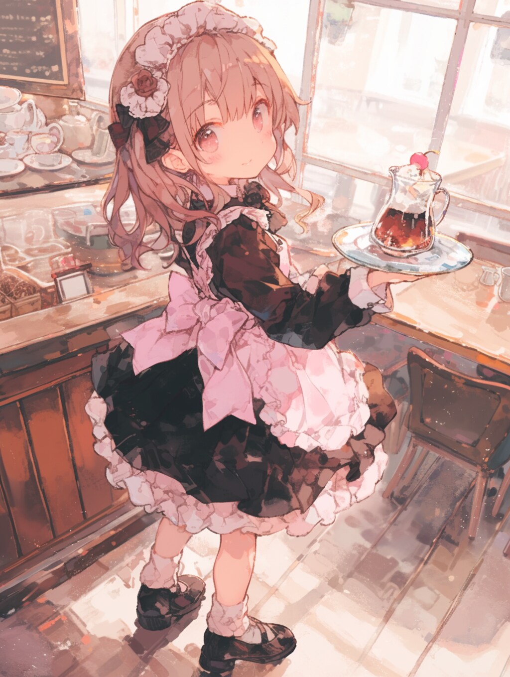 ウェイトレス。