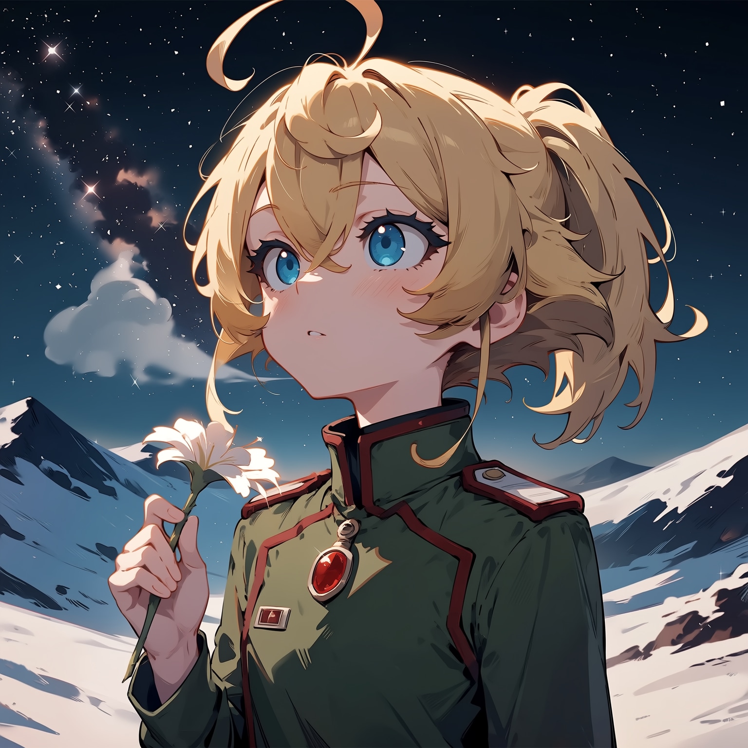星空とターニャ・・・(´・ω・｀)