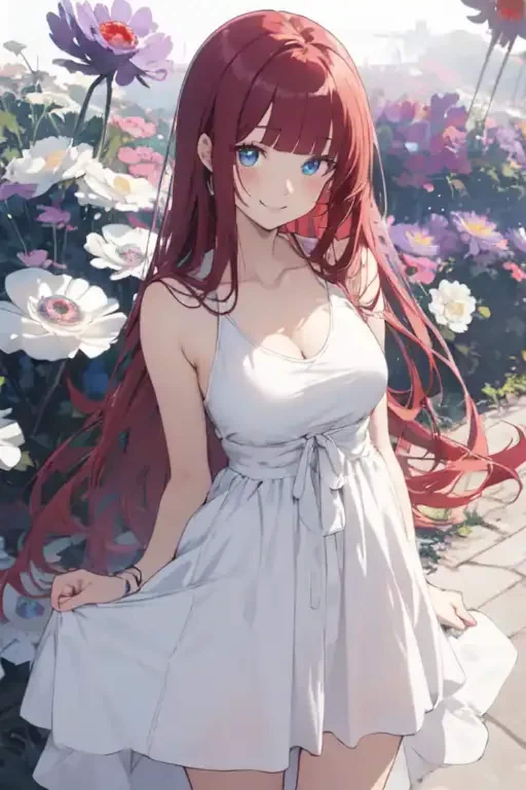 アネモネの花の中で