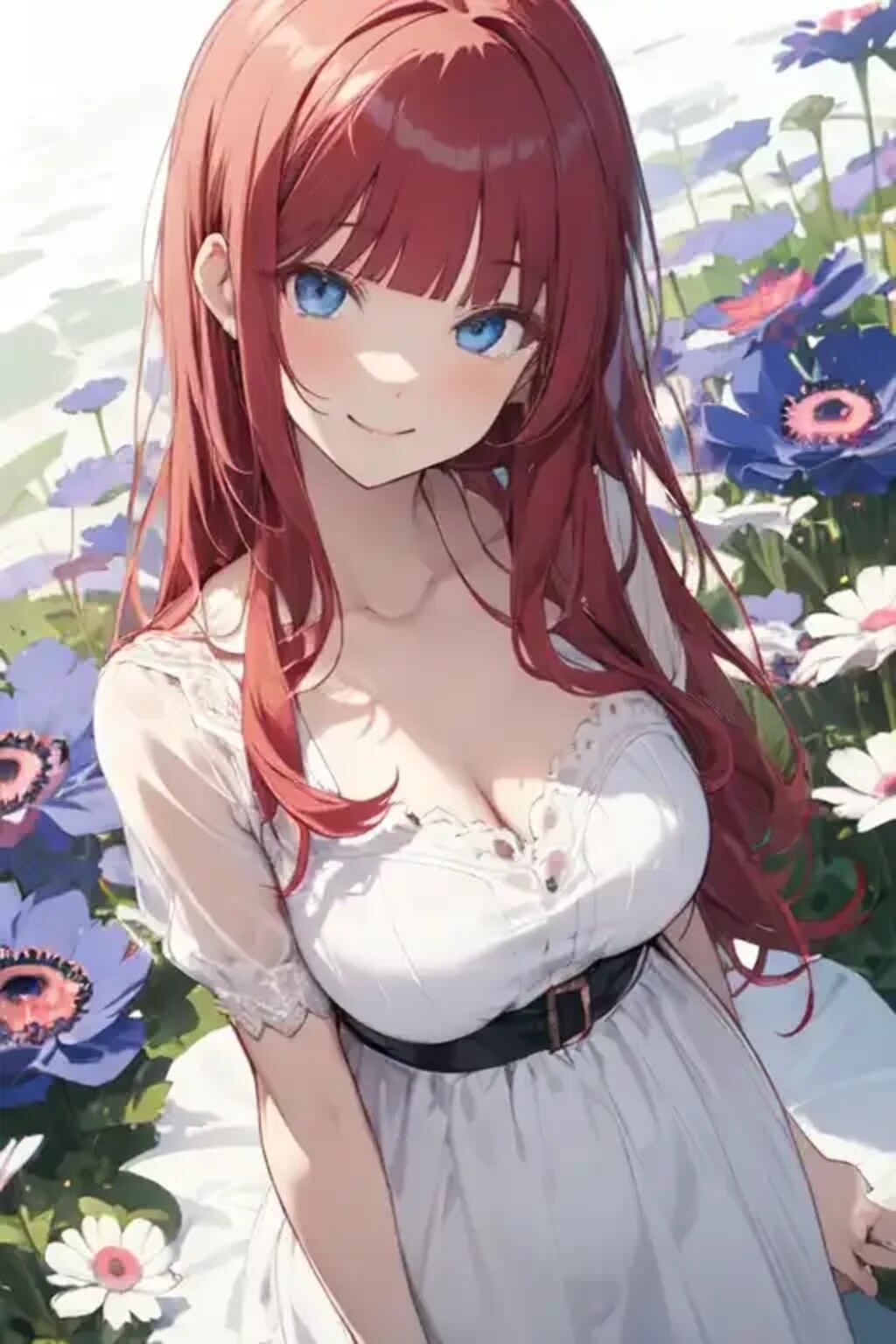 アネモネの花の中で