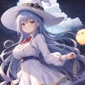 魔女っ子(青髪) 3枚目