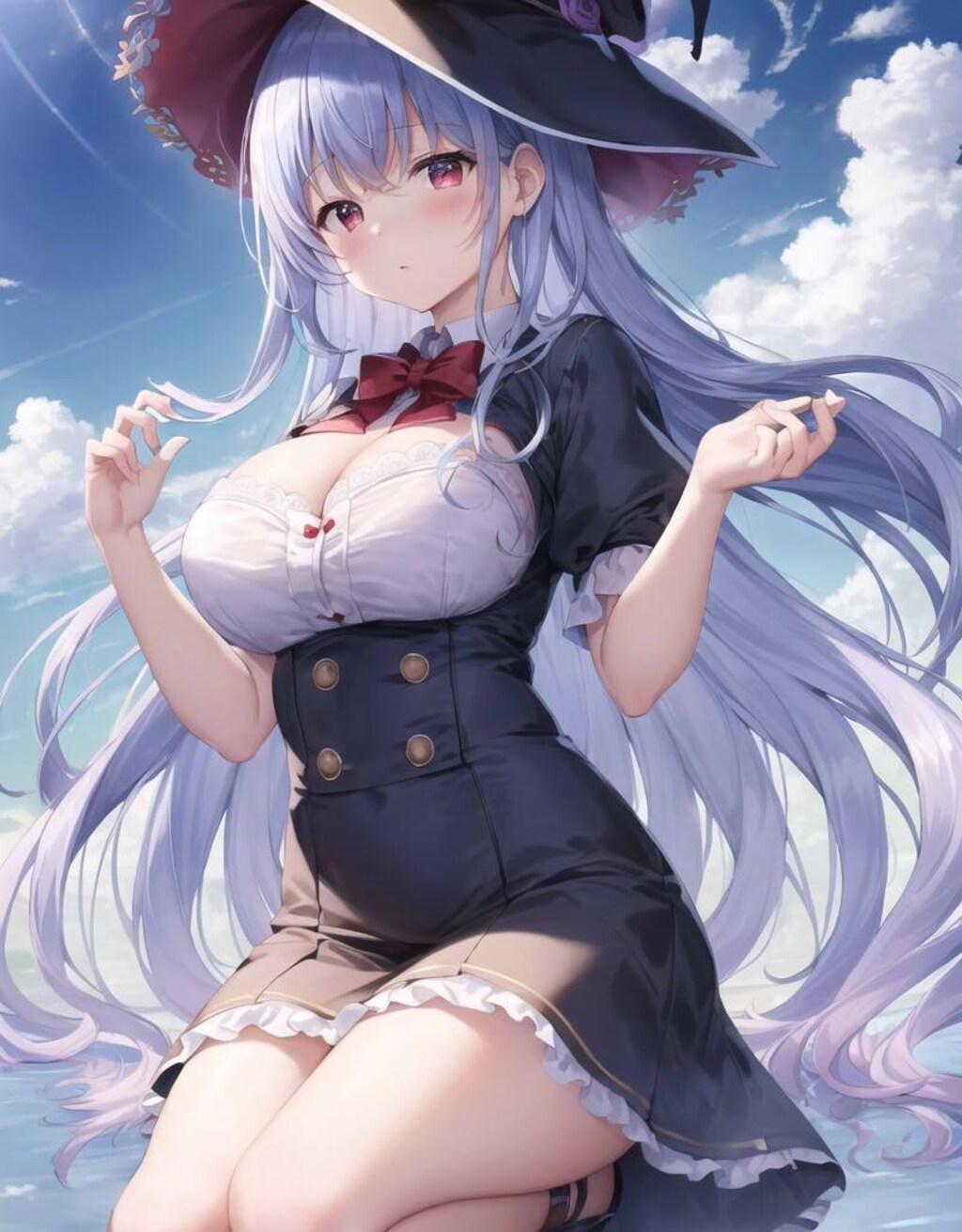 魔女っ子(青髪)