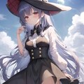 魔女っ子(青髪) 5枚目