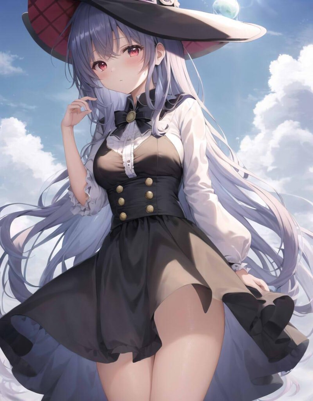 魔女っ子(青髪)