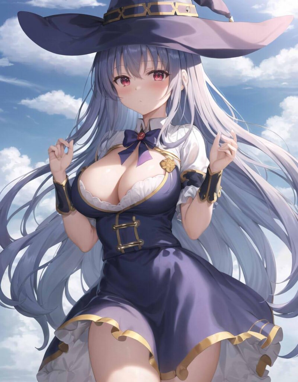 魔女っ子(青髪)