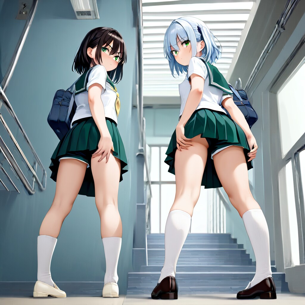 短パン履いてなぜ隠す。そしてその目でこっち見るな！