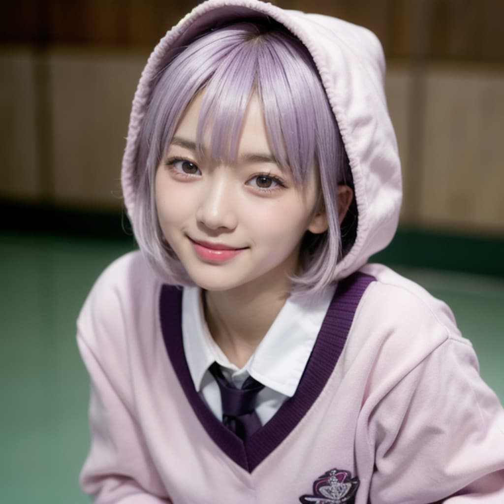 紫色大好きっ娘ちゃん