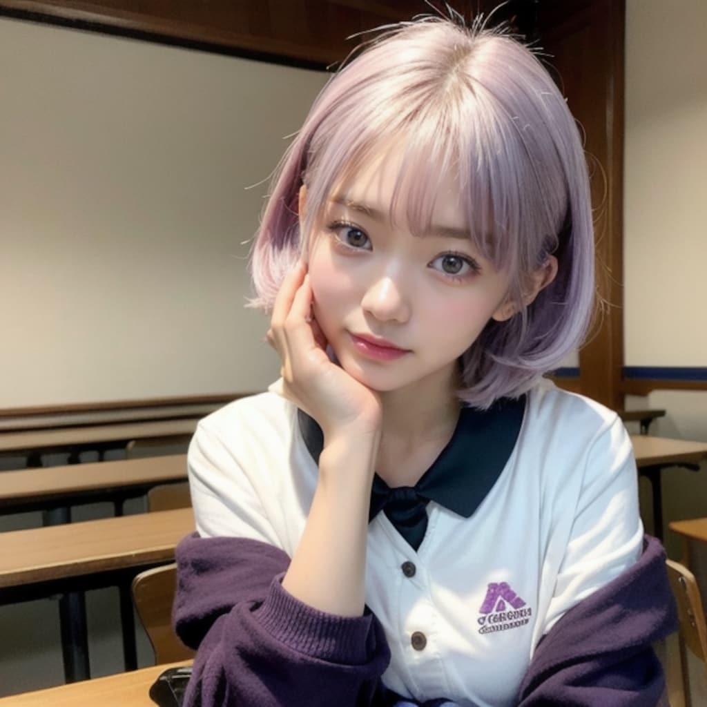 紫色大好きっ娘ちゃん