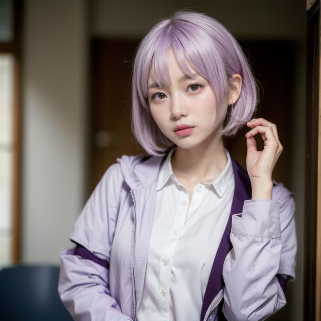 紫色大好きっ娘ちゃん