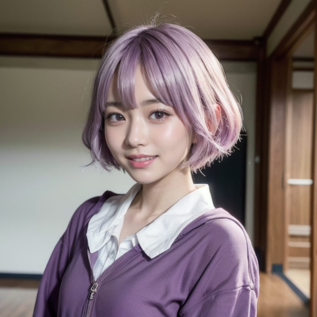 紫色大好きっ娘ちゃん