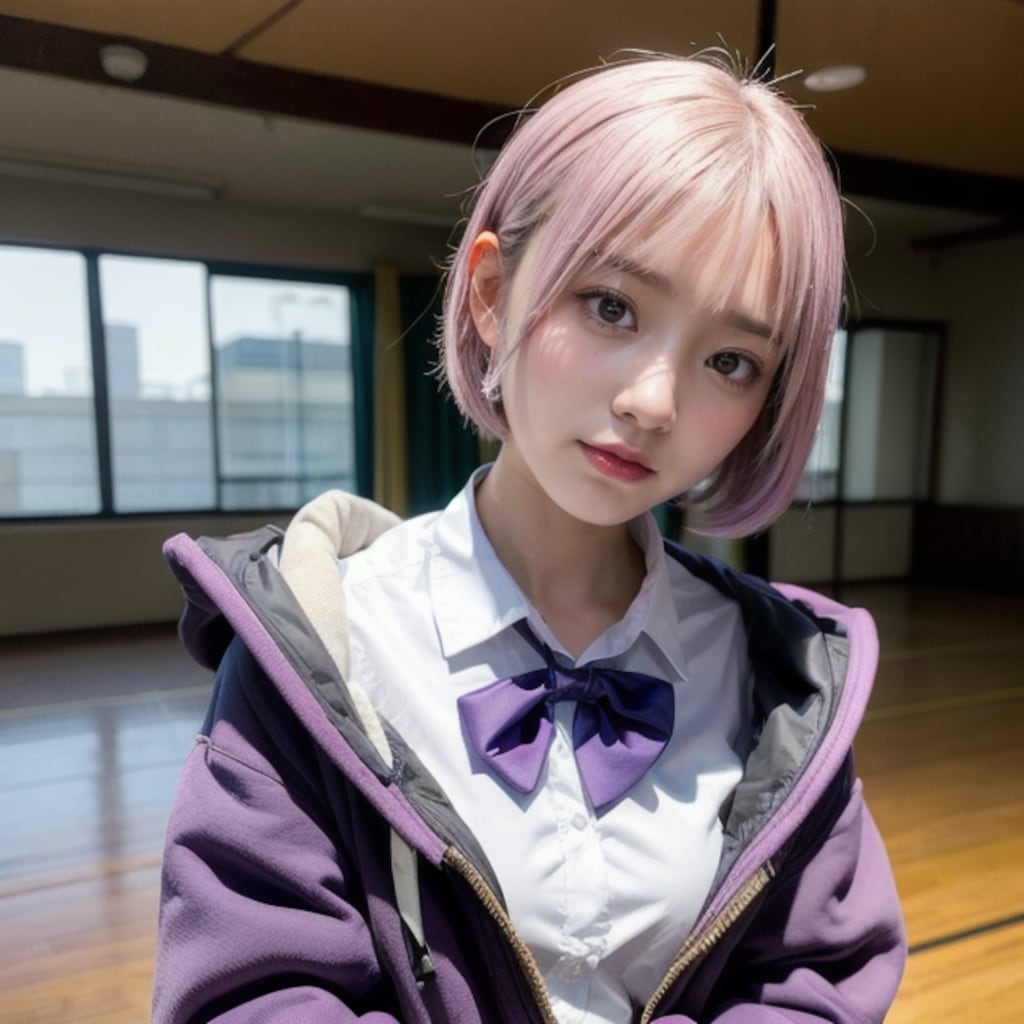 紫色大好きっ娘ちゃん