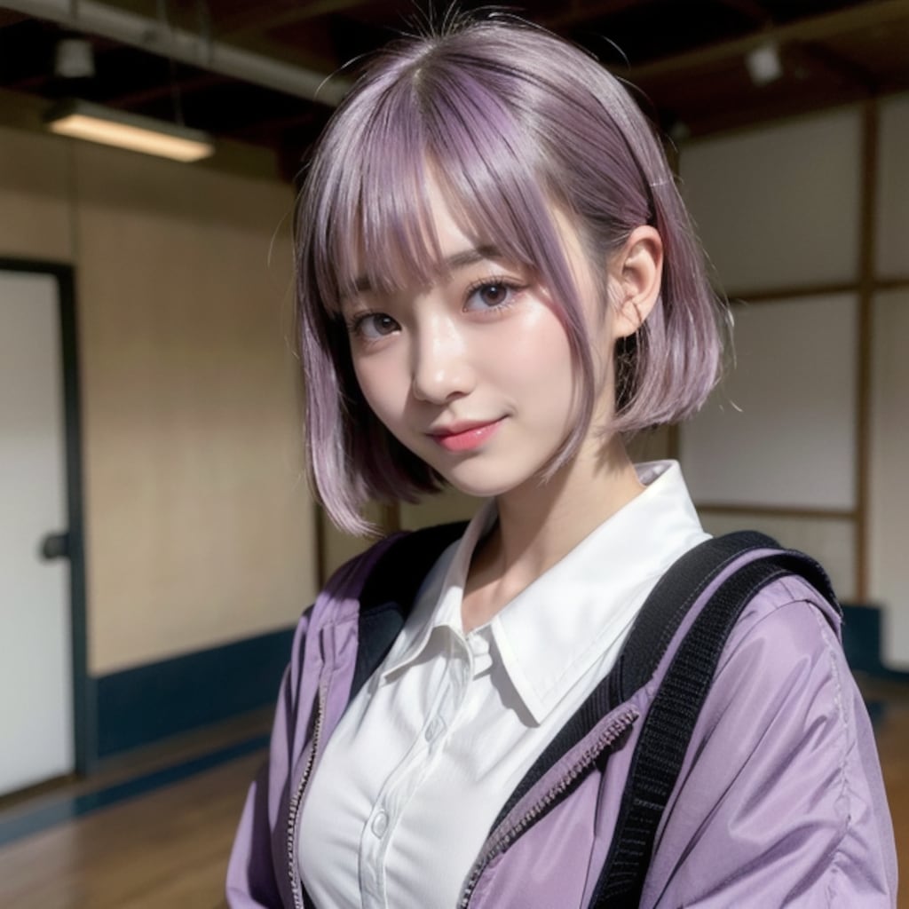 紫色大好きっ娘ちゃん
