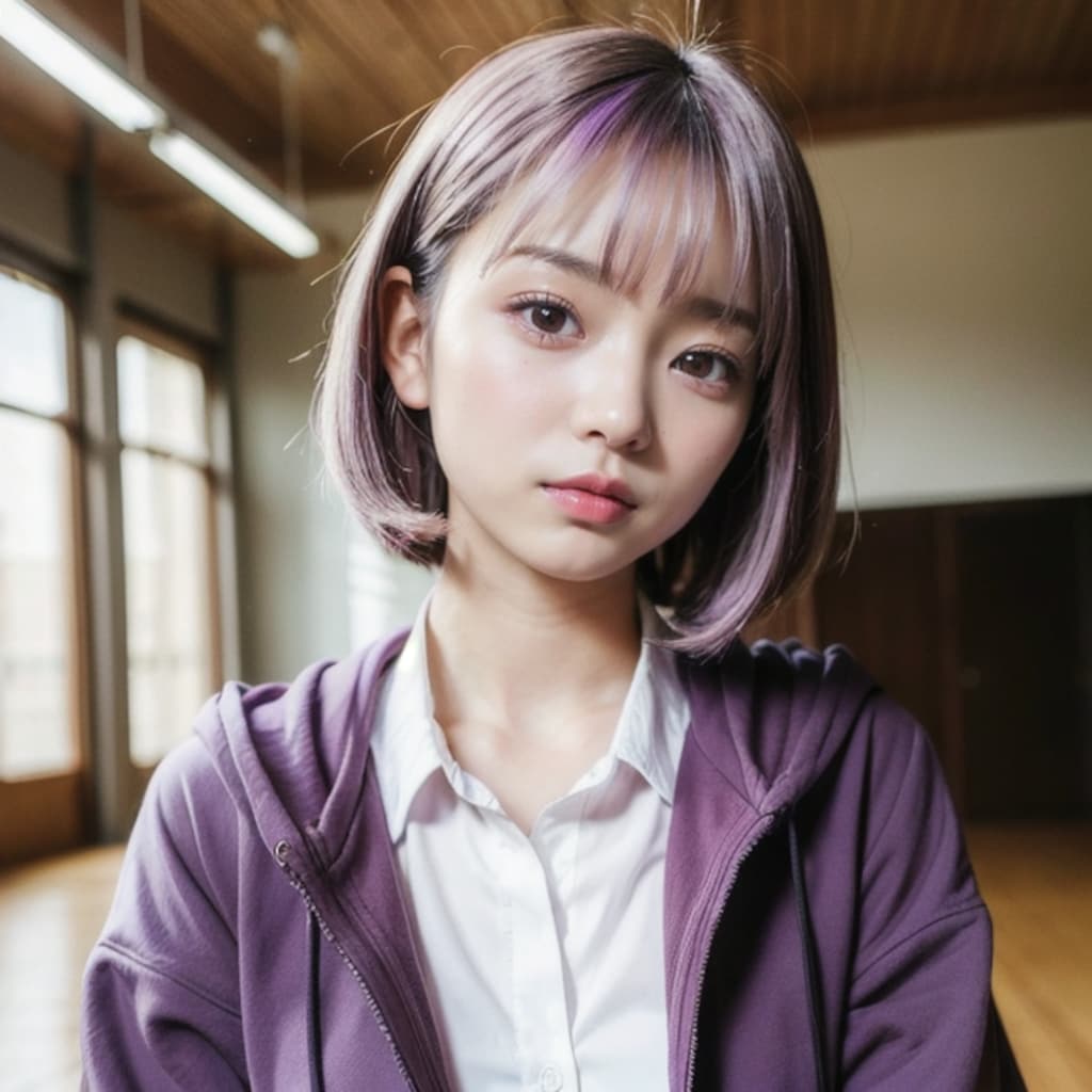 紫色大好きっ娘ちゃん