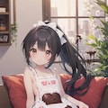 まなちゃんとバレンタインえっち 4枚目