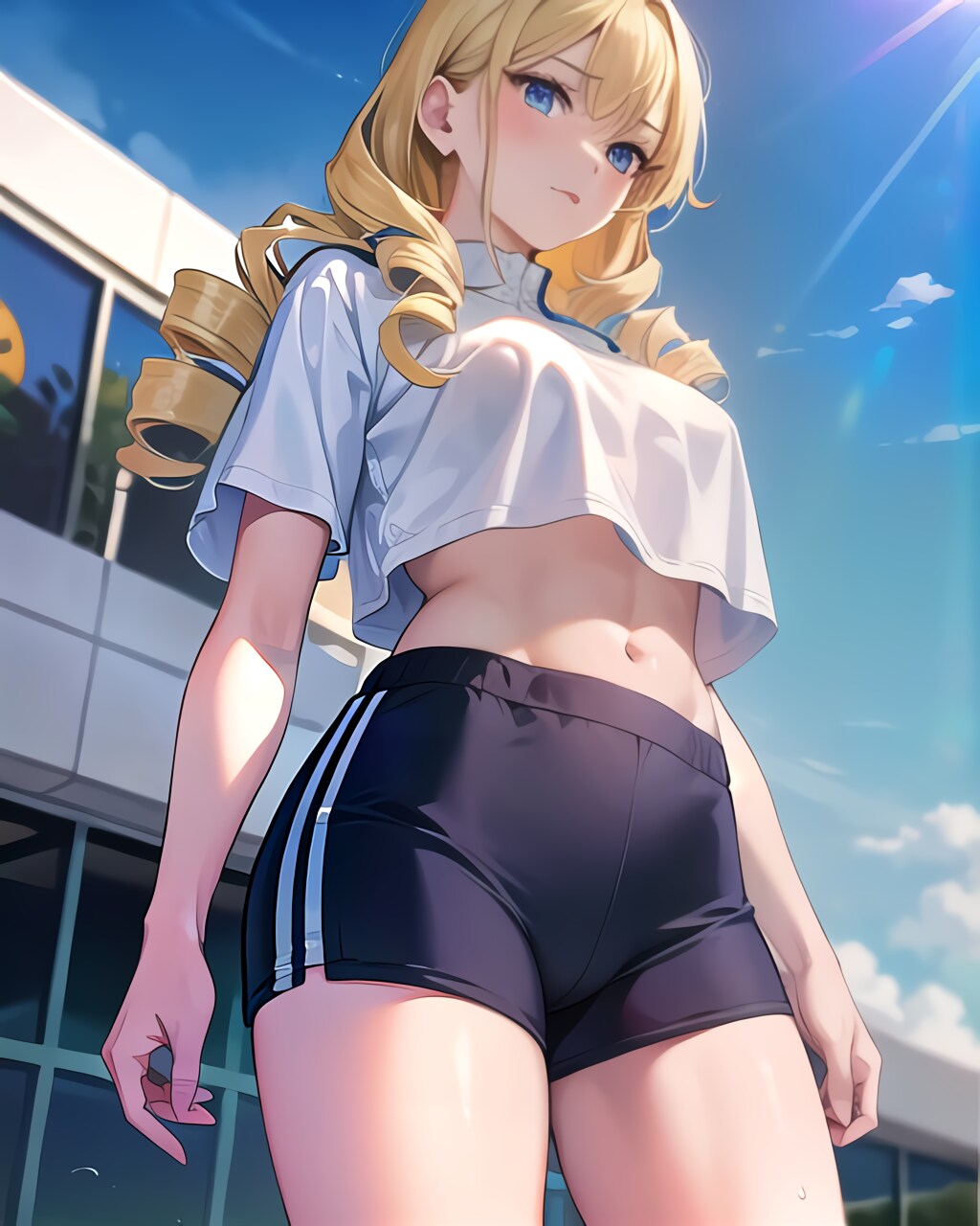 体育祭 金髪さん4