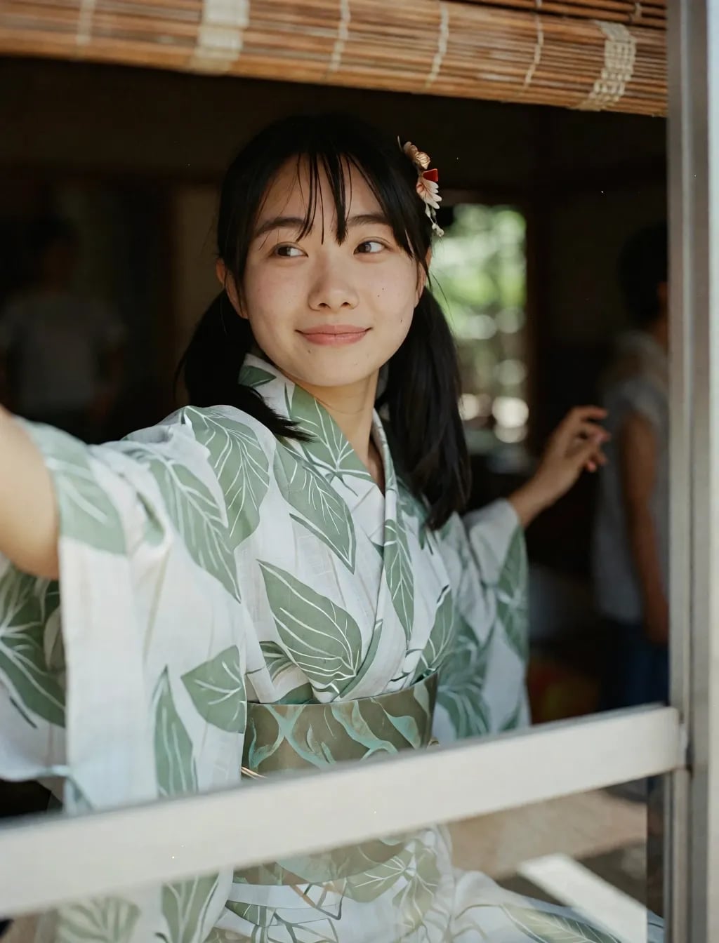 普通の子の浴衣