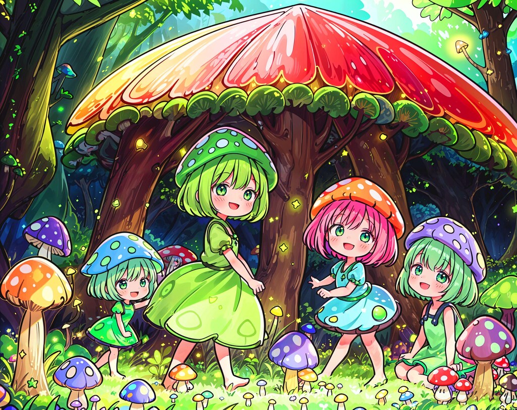 キノコの森