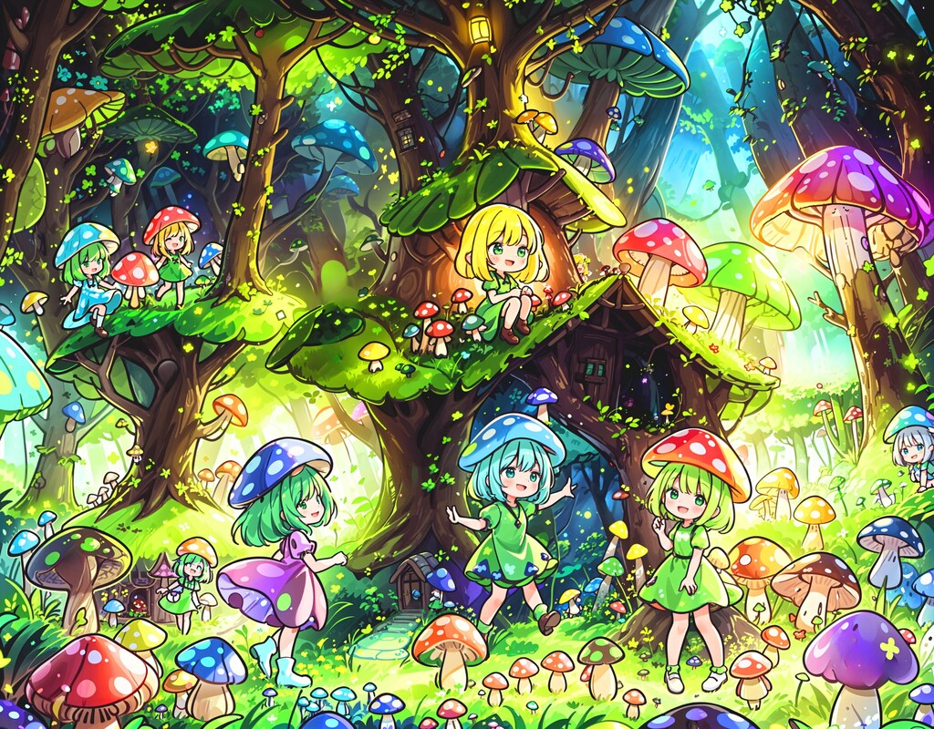 キノコの森