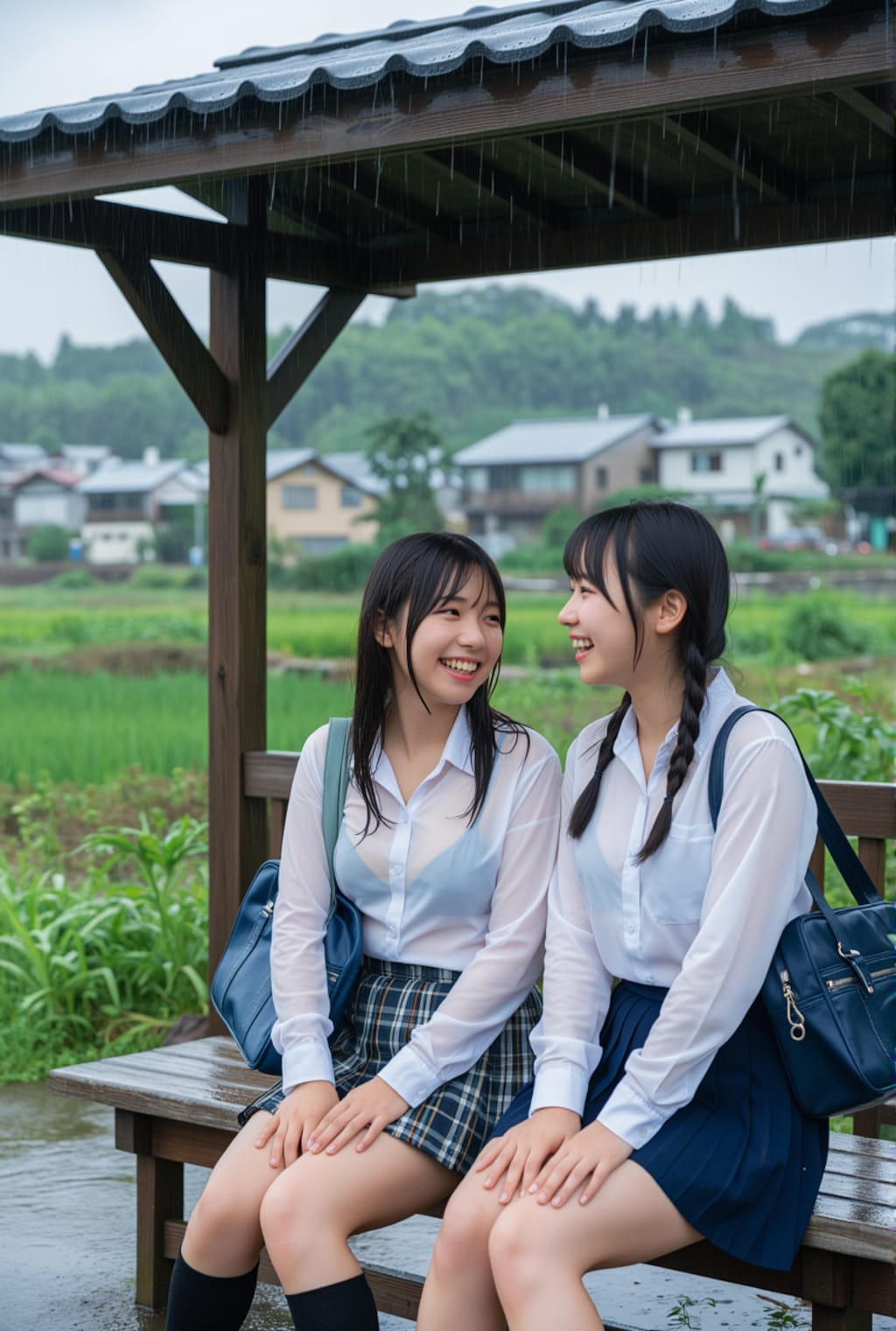 ZIT 雨宿りのバス停