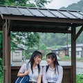 ZIT 雨宿りのバス停 3枚目