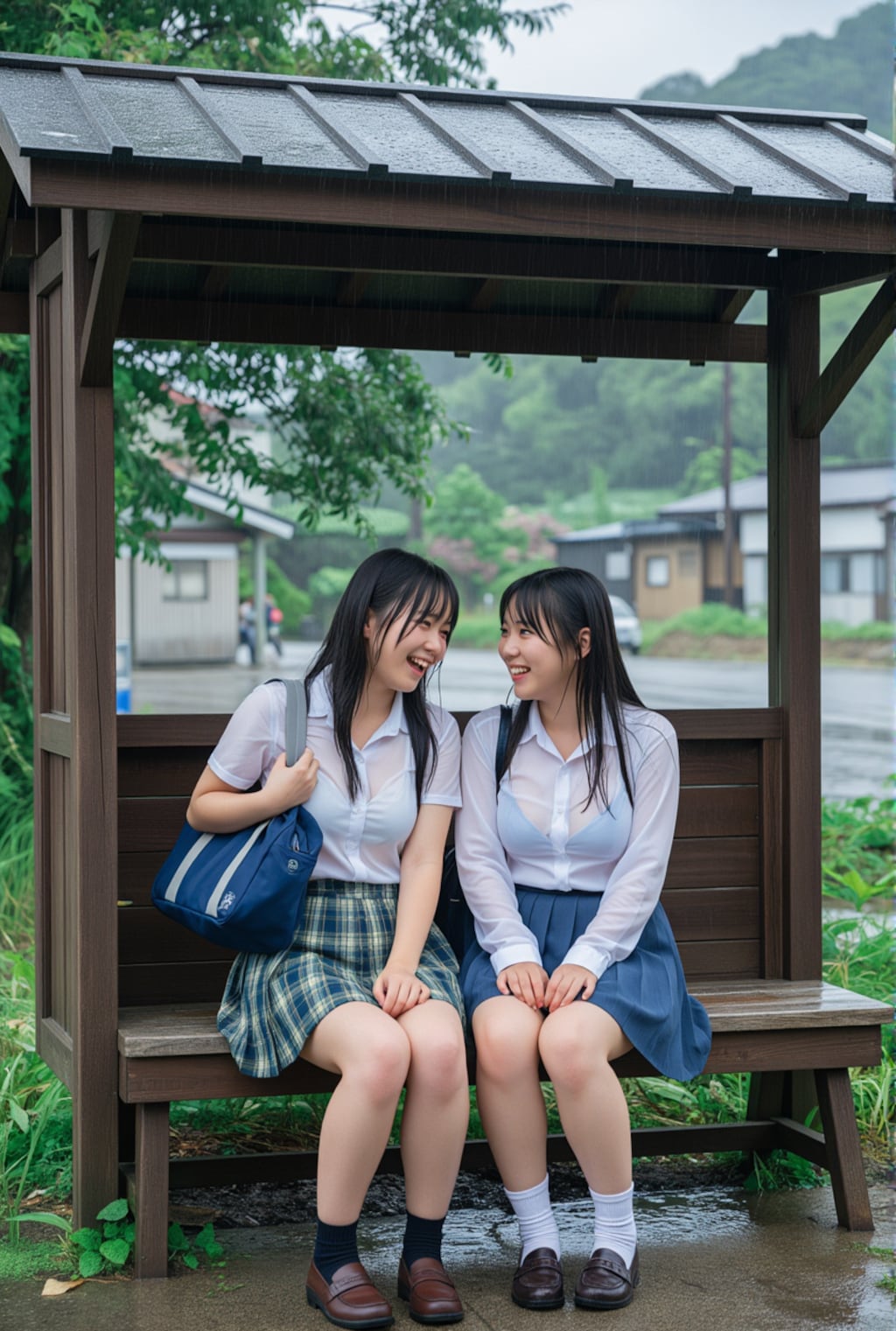 ZIT 雨宿りのバス停