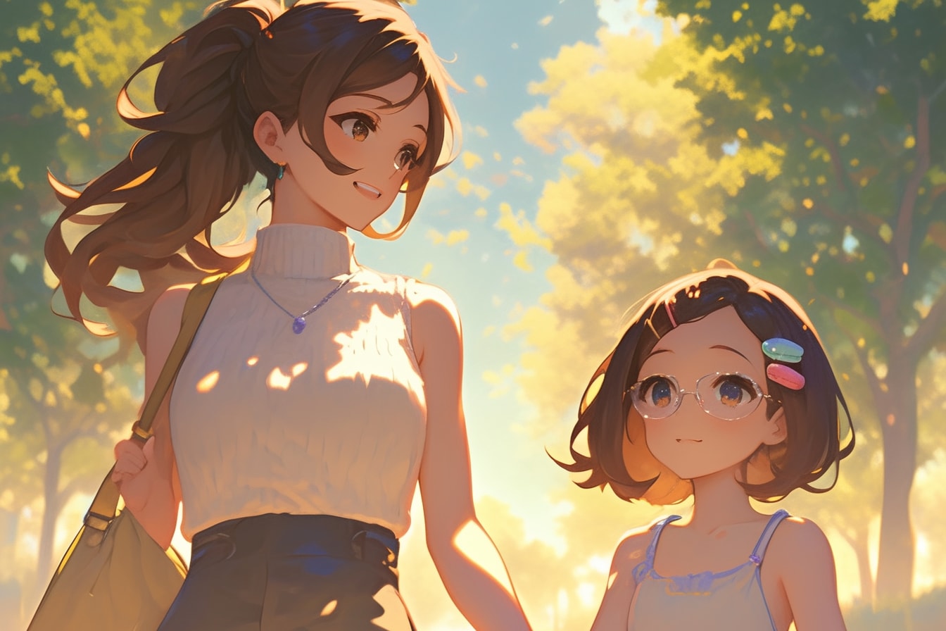 母と娘434 | の人気AIイラスト・グラビア