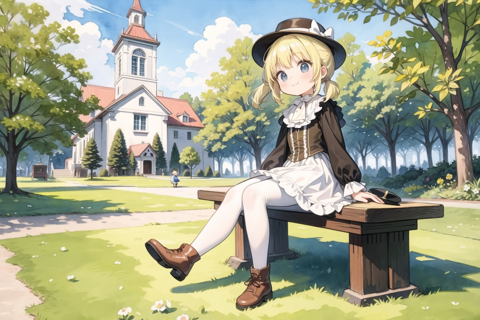 教会に来た少女