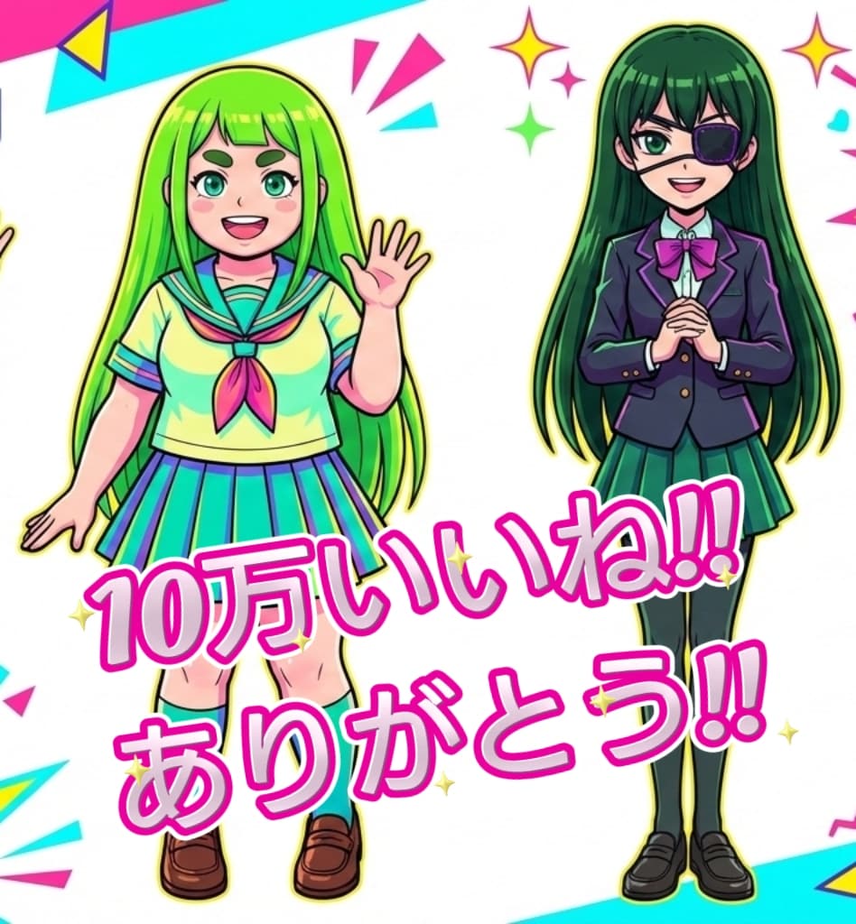 10万いいね！ありがとうございます❢ | の人気AIイラスト・グラビア