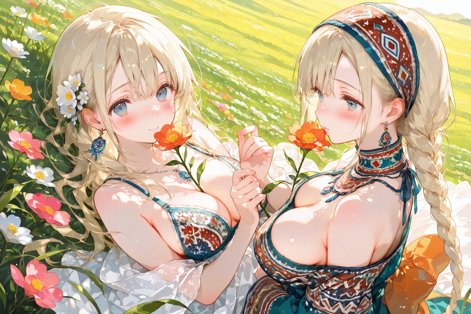 お花あげる