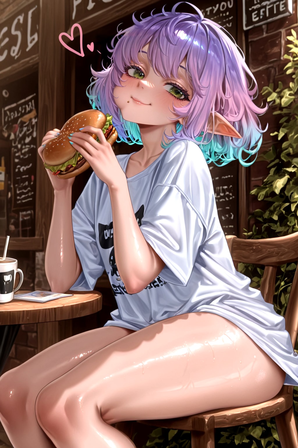 森を出たエルフ、ハンバーガーに恋をする