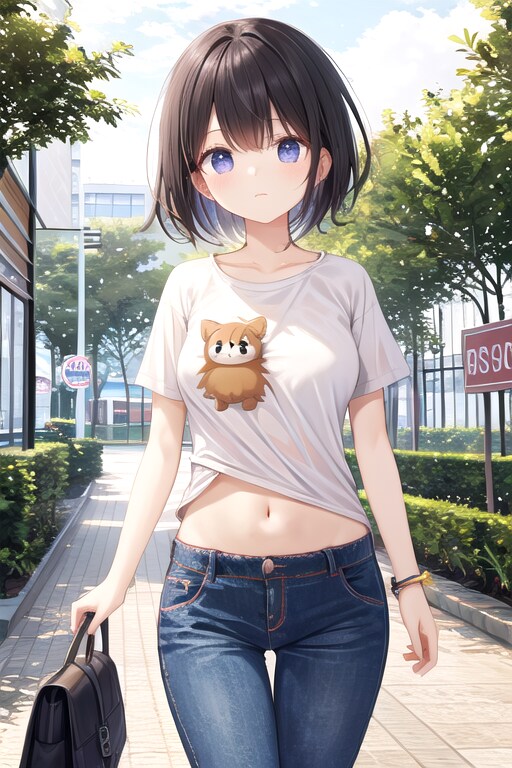 FROSTへそ出しお姉さん