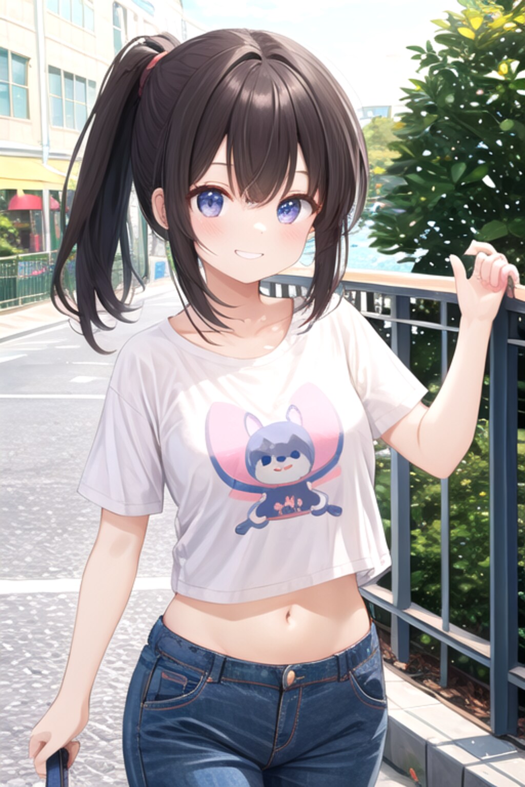 FROSTへそ出しお姉さん