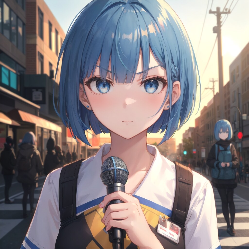 学生リポーターの視線