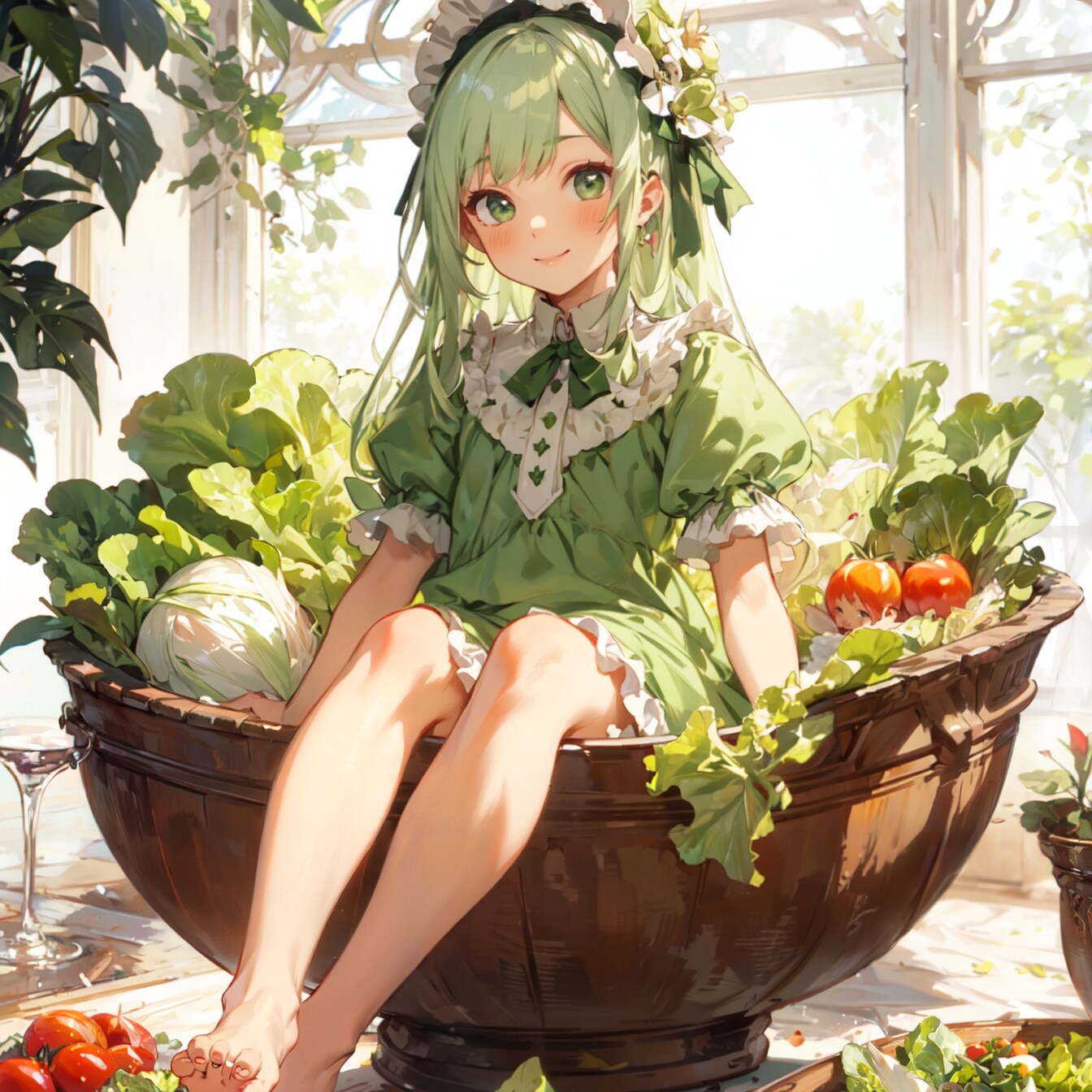 サラダ娘2 | の人気AIイラスト・グラビア