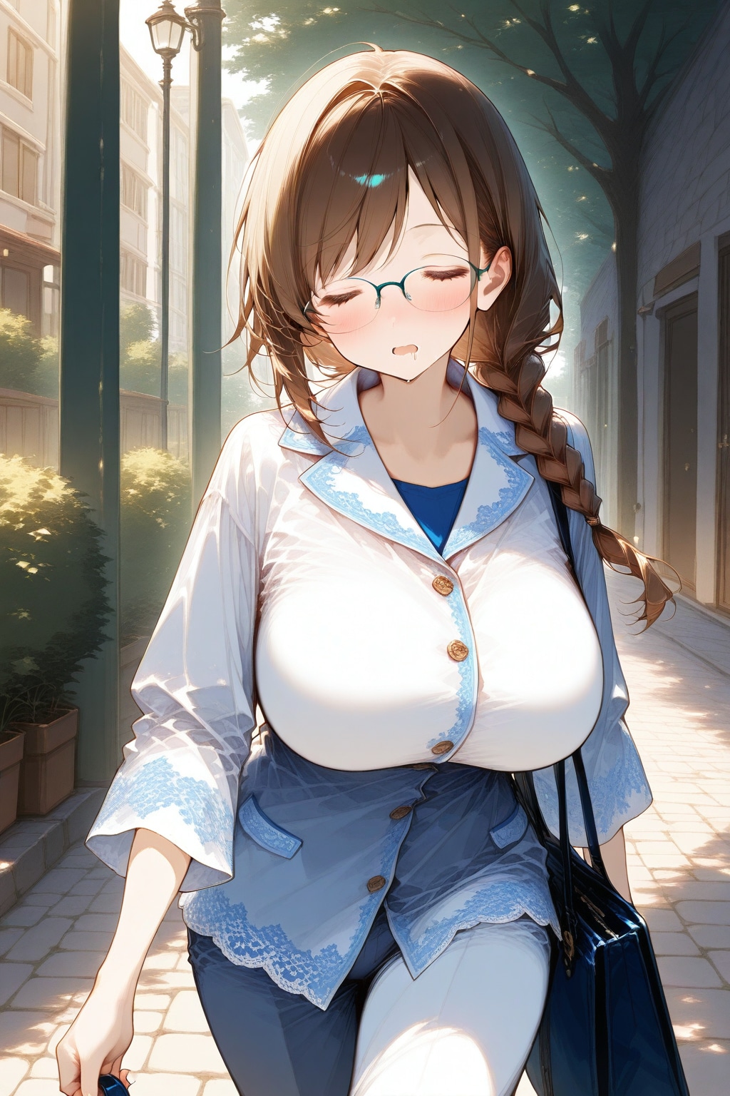 祝日に寝ぼけたまま出勤りえさん